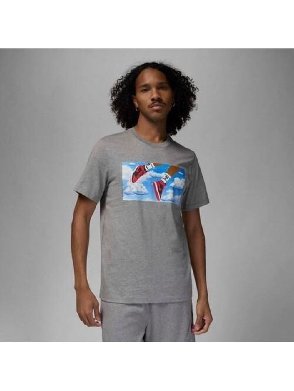 Jordan Mens Jordan Flight Essential Short Sleeve Crew - Mens Black/Carbon Size L